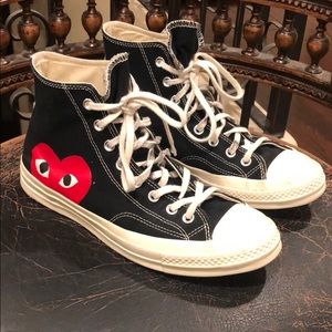 CDG converse high tops